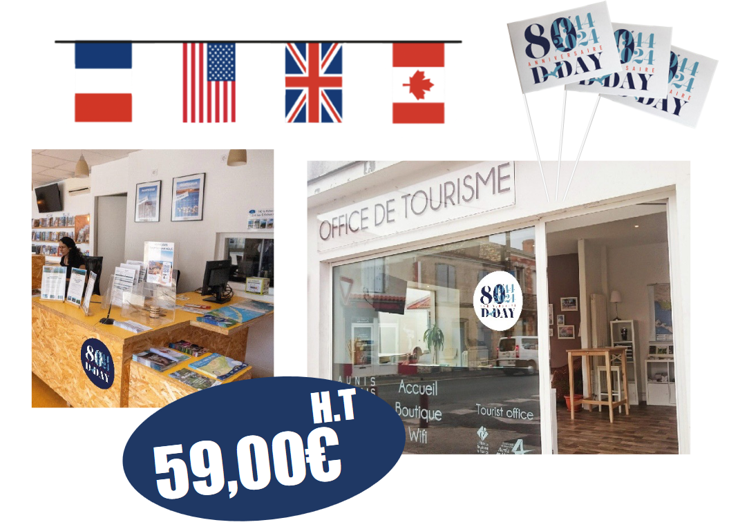 Kit décoration magasin 80e anniversaire du débarquement - Spécial ...
